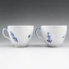 Royal Copenhagen Blue Flower Curve Tableware Cup & saucer x2 _ Used