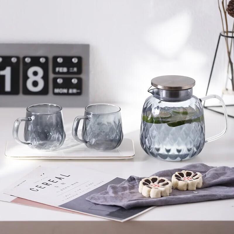 DESLON Dragon Scale Glass Cold Water Kettle Set