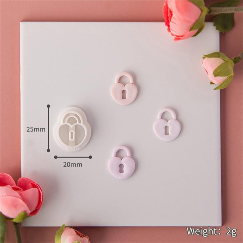 Heart Clay Cutters Clay Jewelry Cutters Valentine's Day Clay Earring Cutters DIY Earrings Accessories for Jewelry Making