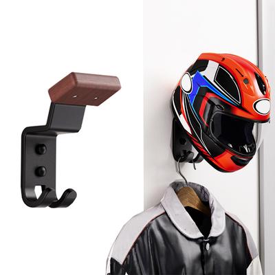 1/2Pcs  Motorcycle Helmet Rack Versatile Hanger Solid Helmet Holder With Hook Home Wall Mount Motorcycle Helmet Display Stand