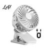 Nízkohlučný přenosný ventilátor s klipem, vestavěné noční světlo, nastavitelná 3 rychlostní, USB dobíjecí, stolní s 720° rotací, tichý, osobní