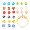 2pcs/bag 14mm Handmade Lampwork Flower Shape Glass Beads for Necklace Bracelet Earring Jewelry Making Accessories
