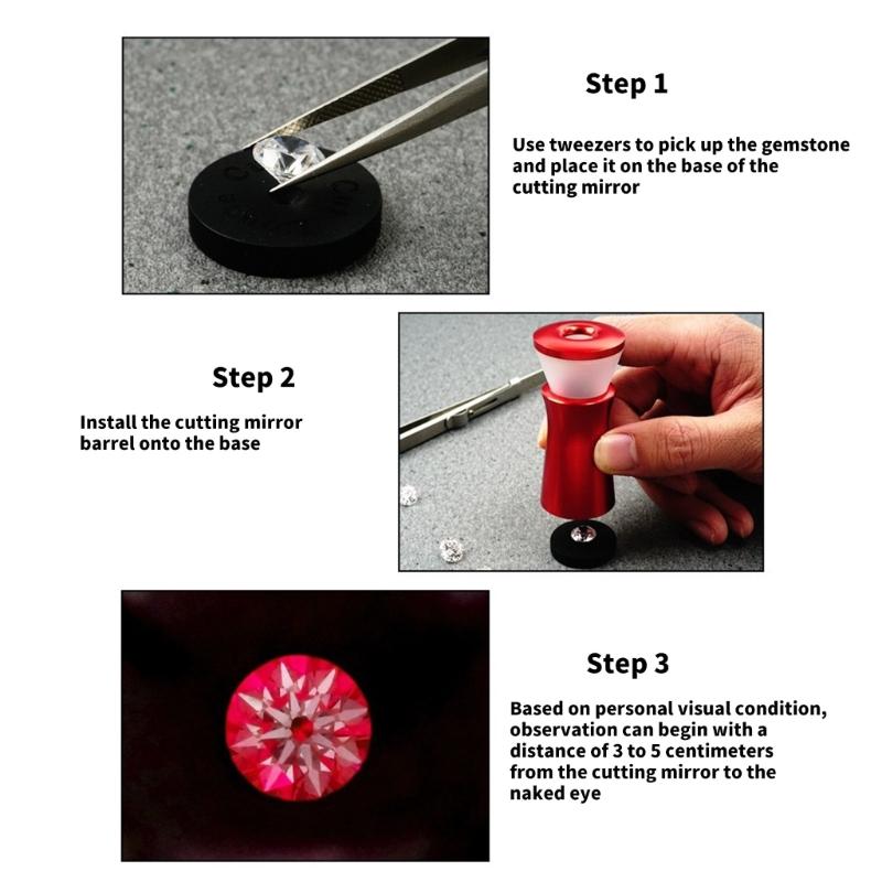 Professionelles Edelstein-Testwerkzeug Hohe Präzision Metallkonstruktion Für Genaue Diamant-Schmuckbewertung Und -Analyse