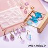 1 Pcs DIY Handmade Silicone Earrings Mold Necklace Earring Pendant Resin Molds Drop Dangle Earring Mold Jewelry Making Tools