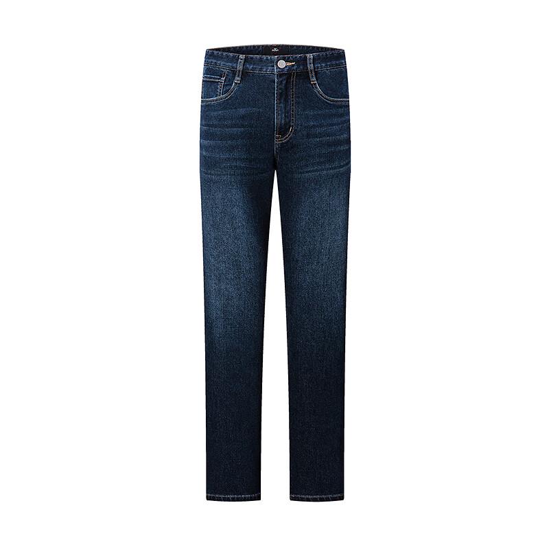 SEPTWOLVES Men's Washed Mid-Waist Jeans