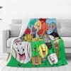 BFDI Inanimate Insanity Coperta Calda Morbida Confortevole Plaid Peluche per Arredamento Casa Picnic Flanella Copriletto Copri Letto
