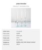 Crystal Single-Head Candlestick for Wedding and Event Decor - High Glass Tube Candle Holder