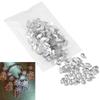200 Pcs   Bd Acrylic Resin Drip Sewing Rhinestone Buttons 7x12mm Shoe Decoration less thanbr(  Coloured )