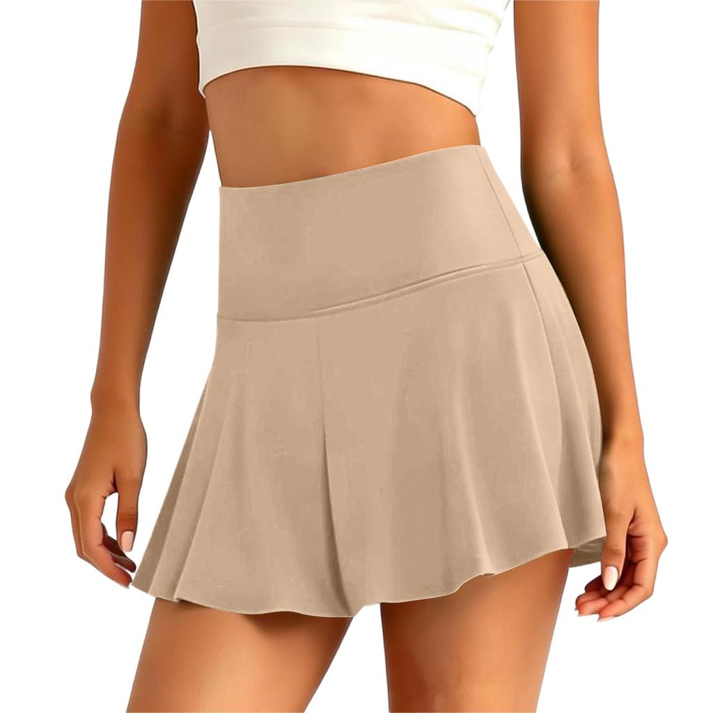 Women’s High-Waisted Casual Sport Skirt – Golf Skirt, Tennis Skirt, Short Skirt With Lined Pocket