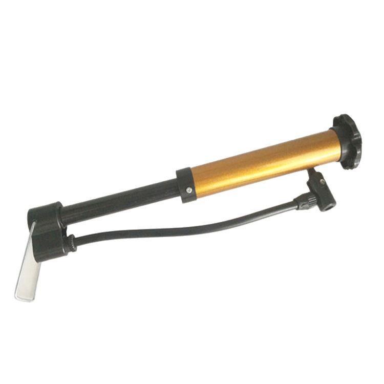 Portable Mini Foot Pedal Bike Pump with Ball Needle & Net Bag