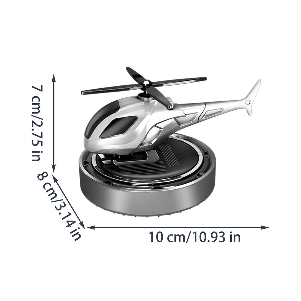 

Car Air Freshener Helicopter Design Car Smell Air Freshener Long-lasting Natural Perfume Scented Diffuser For RV Gym Pet Odor білий