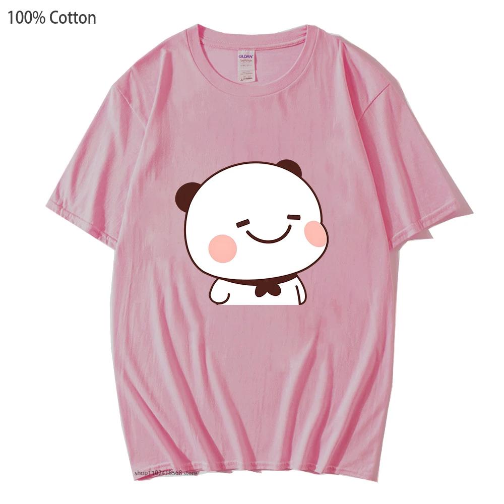 Couple Clothes Funny Face Dudu Ble Ble Bubu Is Happy Face Graphic T-Shirts Men's T Shirt Panda Bear Tops Summer Tees