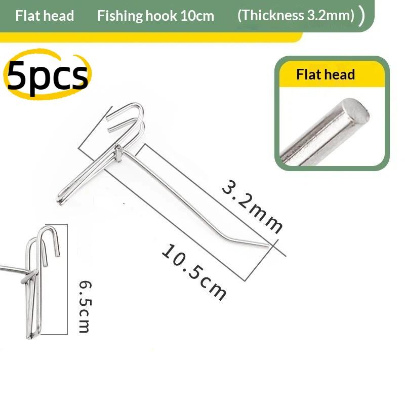 5pcs Stainless Steel Grid Wall Hooks Heavy Duty Rust Proof for Garage Kitchen Small Business Display
