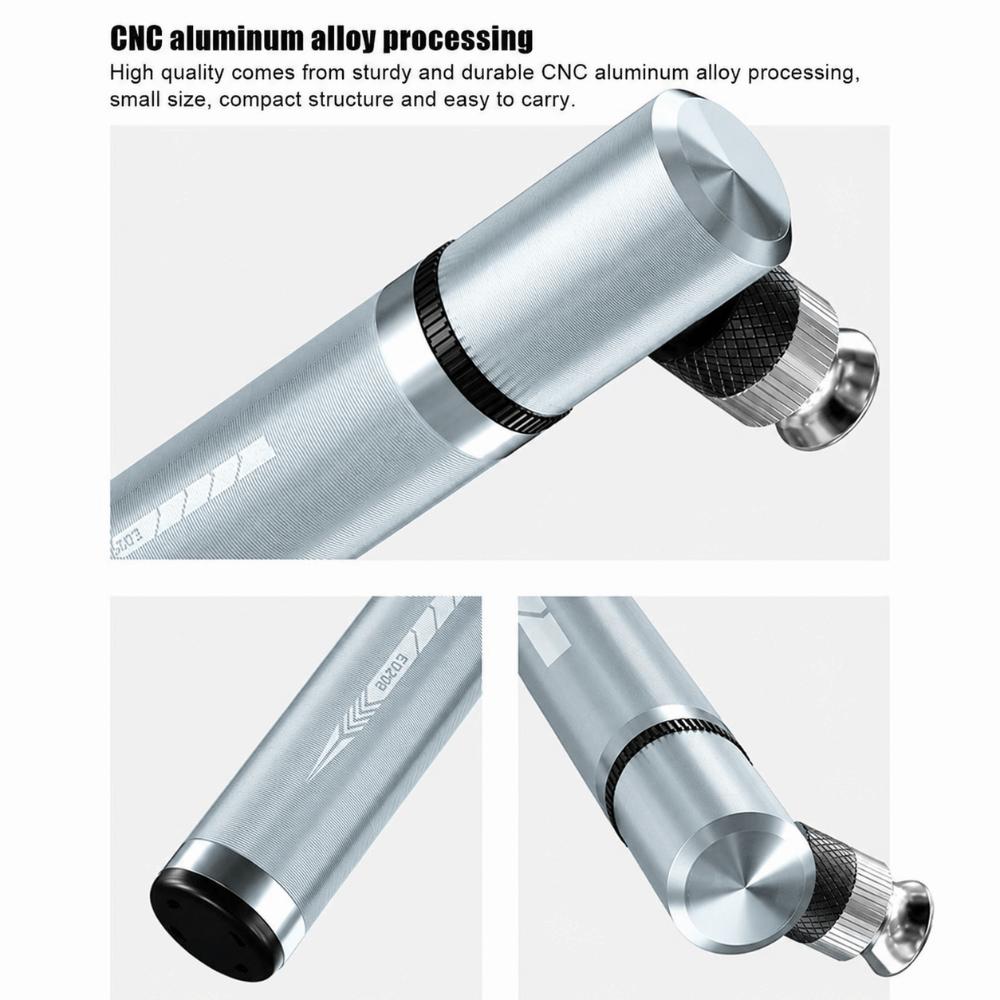 American French Integrated Valve Cycling Mini Pump Aluminum Alloy Small Bike Pump  Bike