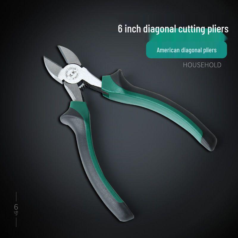 Exzentrischer Arbeitsersparender Draht, Spitzzange, Seitenschneider, Multifunktionale 6" & 8" Flachzange - Werkzeugsatz für den Heimwerker