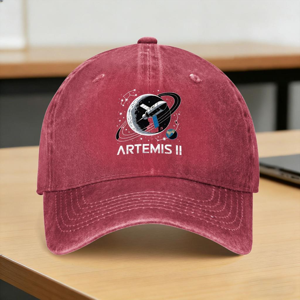 Artemis II Back to the Moon 2026 Sun Baseball Cap Unisex-Teens Design Trucker Hat Spring Classic Sports Wholesale Baseball Caps