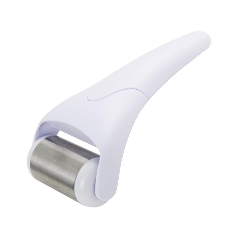 Facial handheld massage roller instrument,stainless steel ice roller for slimming andbeauty; cold compress to tighten pores