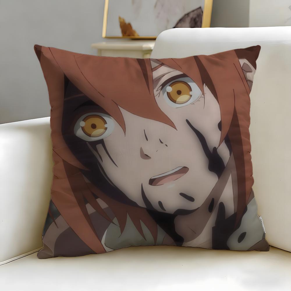 anime The Faraway Paladin Cushion Cover Soft EasyWash Pillow Case Versatile for Couch Bed Travel and Office