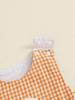 Infant Summer Halloween Ghost/Pumpkin Embroidered Sleeveless Romper