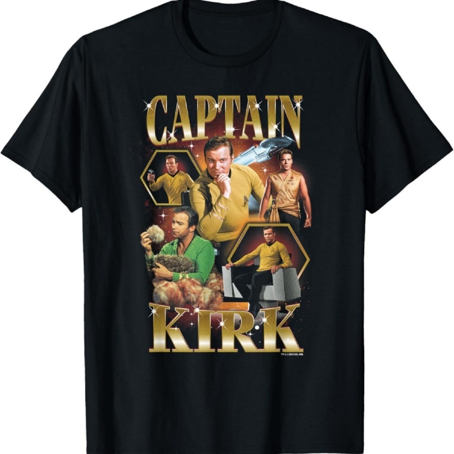 Star Trek The Original Series Kirk Heartthrob T-Shirt XXXXXL разноцветный
