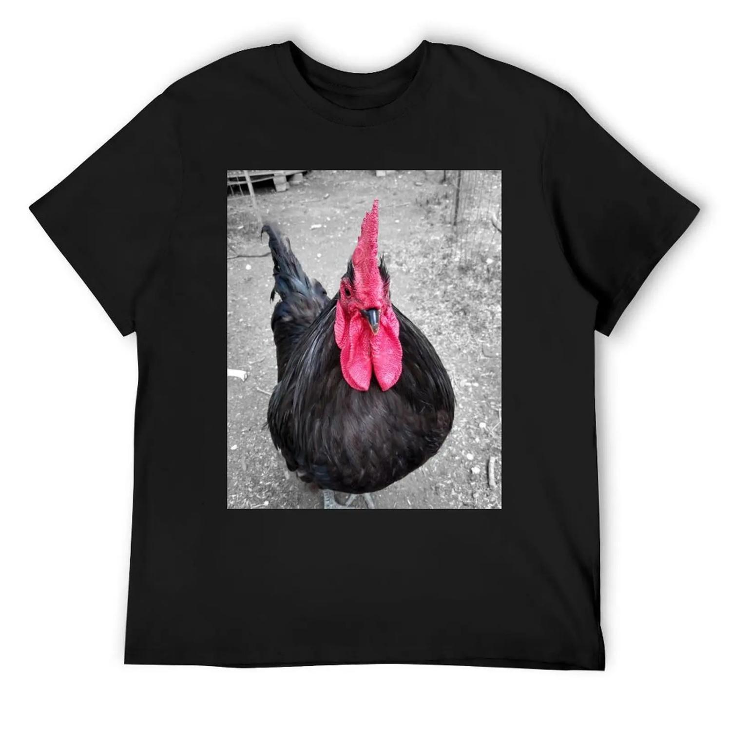 

Australorp Rooster T-Shirt graphic shirts summer clothes tops mens clothing S чёрный