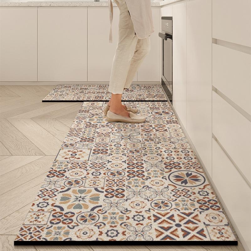 Kitchen Floor Mat Pvc Soft Diatom Mud Rug Absorbent Carpet Non-slip Home Decoration Foot Mats Alfombra De Cocina
