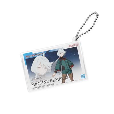 Gunpla Obalový Art Akrylová Guľôčková Reťaz Mobilný Oblek Gundam: Čarodejnica z Merkúra Miorine Rembrandt