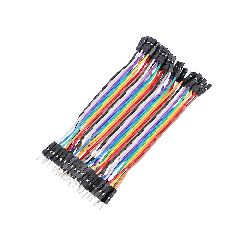 40PIN Arduino Male To Female Breadboard 10cm 2.54mm Electronic Kit Dupont Cable Connector Jumper Wire