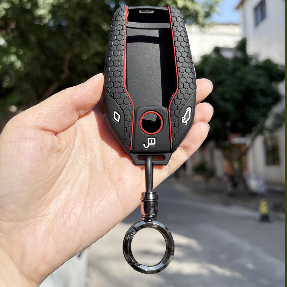 Keychain Protection For Bmw 5 6 7 Series 540I G30 G31 G32 X3 G01 X4 G02 X5 G05 X6 X7 G07 Silicone Key Case Cover Shell