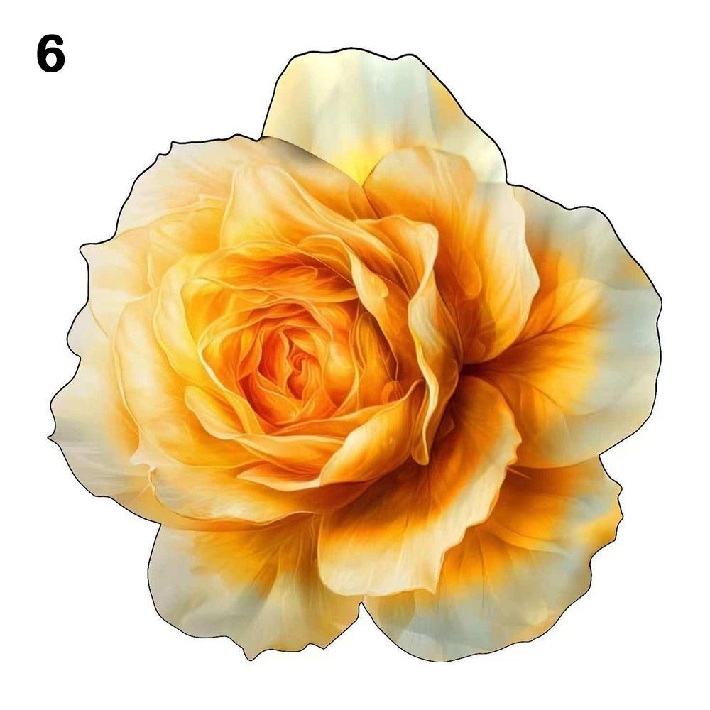 

Special-shaped Flower Carpet Crystal Velvet Door Gasket New Lotus Floor Mat 6