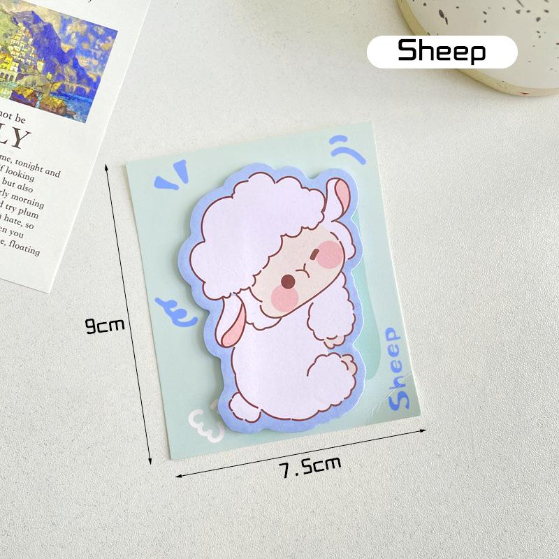 30sheets Small Animals, Cute and Stylish Ins Sticky Notes, High-looking, Memo Notes, Leave A Message N Times Memo Pad