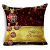 Decorazioni per la Casa Natale Nordico Rosso Stampato Federa in Poliestere per Soggiorno Camera da Letto funda de almohada