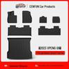 XPeng G6 Car Floor Mats: Wear-Resistant TPE Rear Seat Backrest Pad & Trunk Mat.