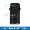 X Autohaux Front Right Power Window Switch for Honda Accord Odyssey Elysion No.35760T2AD21