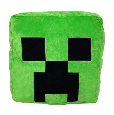 Creeper Enderman Dickes Gesichtskissen Plüschtier Extra Groß Groß 35 x 35 x 10cm Offizielle Ware Ca.. (Creeper)