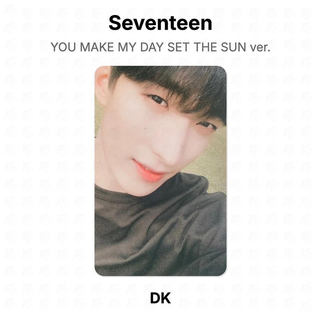 Seventeen YOU MAKE MY DAY SET THE SUN ver. Official Photocard