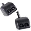 2pcs Headlight Lamp Washer Nozzle Jet Fit For Pajero Montero V73-V77 2003-2006 Left & Right