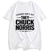 Chuck Norris Legends Don't Die T-shirt Design Graphic Printing Merch Tees Summer Short Sleeve Cotton Tshirts Men Women Clothing