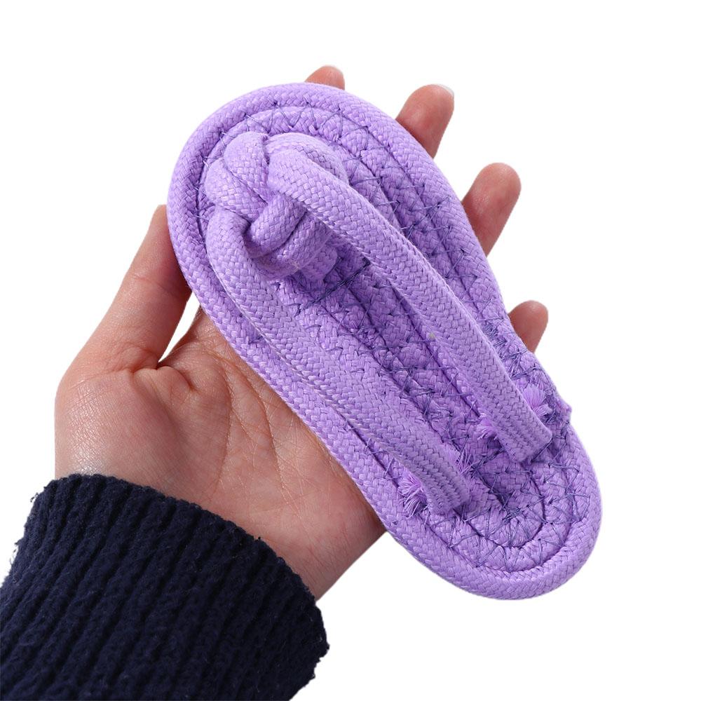 Wear Resisting Bite Resistance Dog Chew Knot Toy Dogs Accessories Pet Molar Rope Cat Slipper Toy