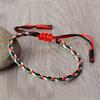 Fashionable Watermelon Cotton Hand Rope Portable Bracelet Sturdy Wristband Jewelry Accessory for Outdoor Activities