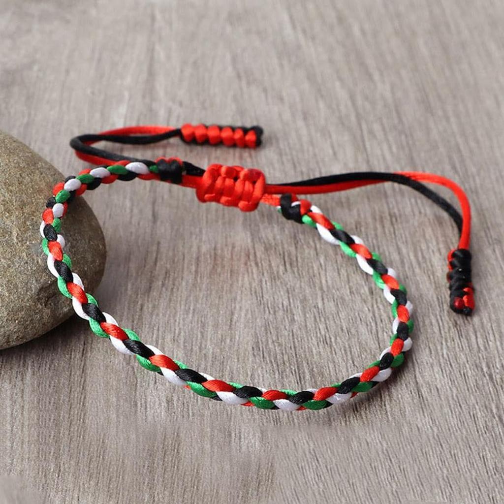 Fashionable Watermelon Cotton Hand Rope Portable Bracelet Sturdy Wristband Jewelry Accessory for Outdoor Activities