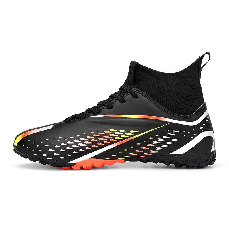 Men's FG/TF Football Boots High-Top Soccer Shoes Kids Anti-Slip Grass Training Soccer Cleats High Quality Boots  New Arrival