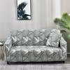 Printed Sofa Cover Stretch Couch Cover Sofa Slipcover Furniture Protector with Skid Foam Sticks and Elastic Bottom for Kid, Pets