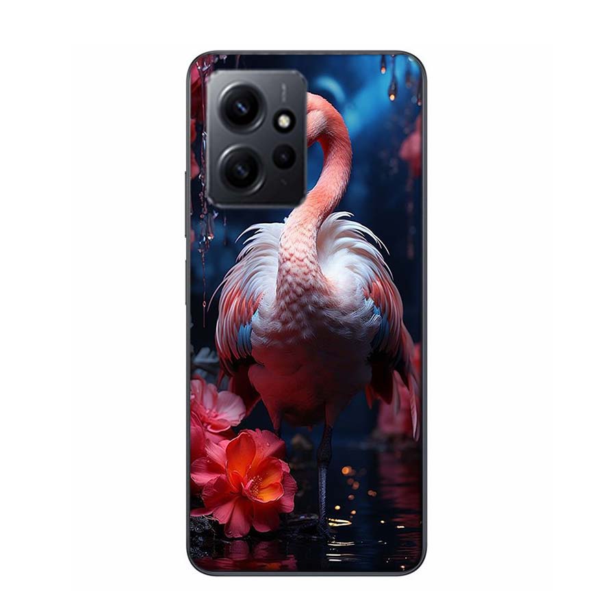 

Flamingo Portrait Phone Case For Redmi Note 13 5G 14 Pro Plus Redmi 12 12C 13C 14C 10 10A 10C 9 9C 9T 9A 8 8A K70 Pro TPU Clear Note 13 Pro Plus 5G