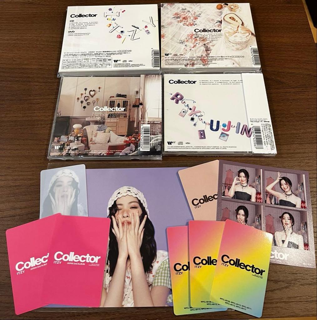 [USED] Price Reduction Available. ITZY Collector Album Ryujin Trading Card Purchase Bonus