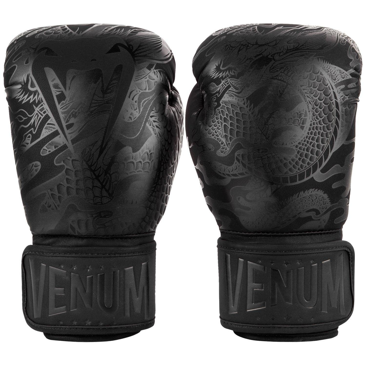 

VENUM Flight Boxing Gloves Dragon s (Black/Black) (16oz) чорний