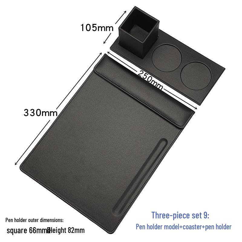A4 Leather Conference Writing Pad with Magnetic Closure