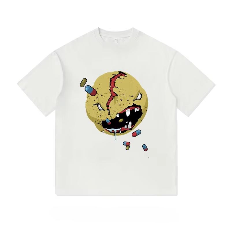 Men's and Women's Cotton T-shirt Tee Casuai Short Sleeve Crewneck Top Fashion Streetwear Autumn Shirt  Graphic T Shirts