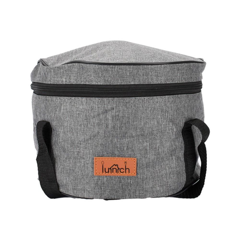 

Круглая сумка для хранения кемпинга, сумка для посуды, сумка-бочка, термосумки, товары для улицы серый