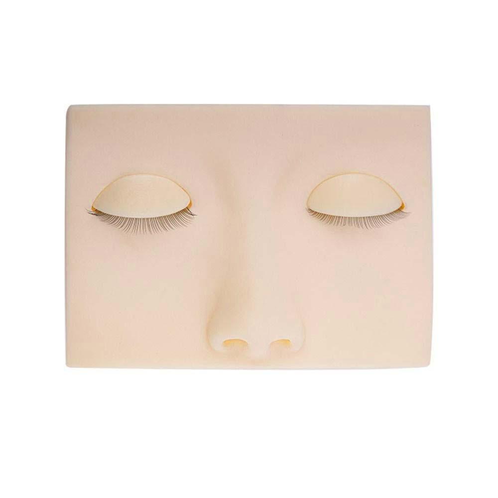 

3D Eyelash Extension Mannequin Head Lash Grafting Lashes Extensions Practice Tools Novice розовый